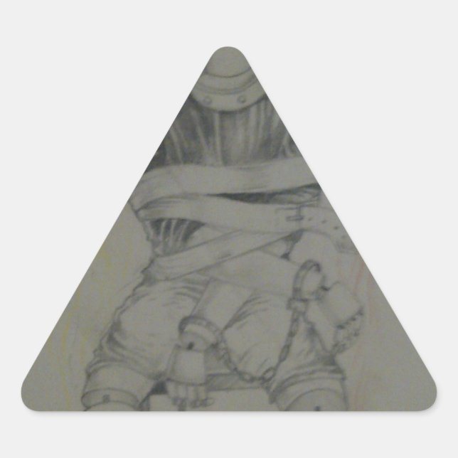 Freedom Love Triangle Sticker Peace and Unity (Devant)