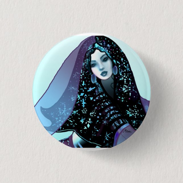 Freedom Mermaid Button (Front)