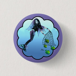 Freedom Mermaid Button
