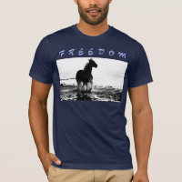 Freedom Modern Running Horse Pop Art Men's