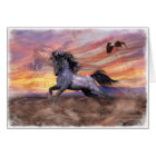 Freedom Mustang 5"x7" Card, wht envelopes incl