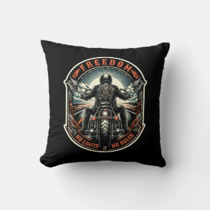 Freedom – No Limits, No Rules Throw Pillow