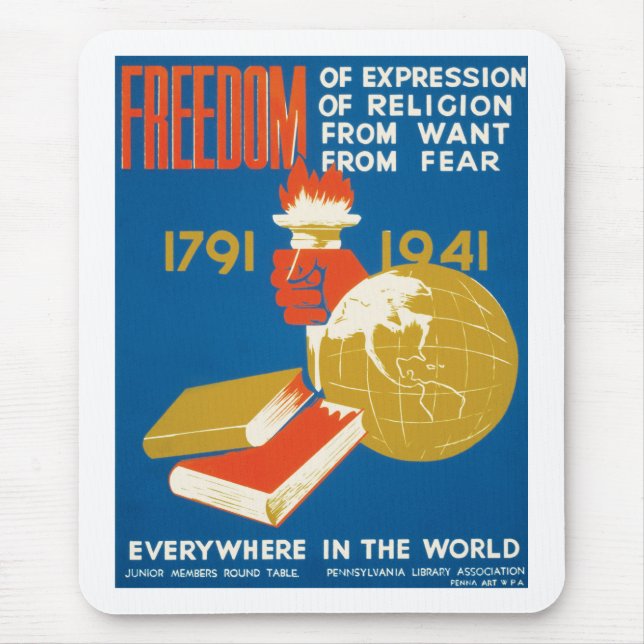 Freedom of Expression Mouse Pad (Front)