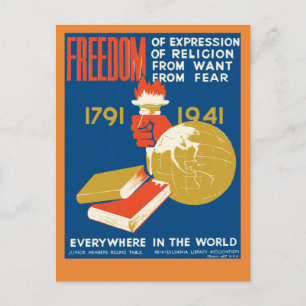 Freedom of Expression Postcard
