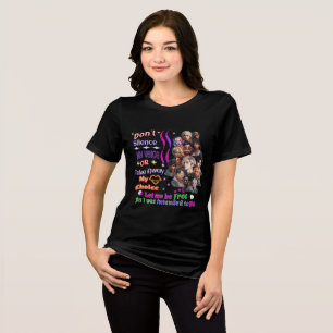 Freedom of Expression T-Shirt/Choice/Human Rights Tri-Blend Shirt