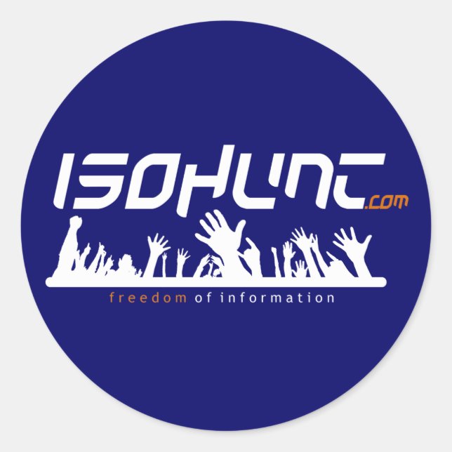 Freedom of Information Classic Round Sticker (Front)