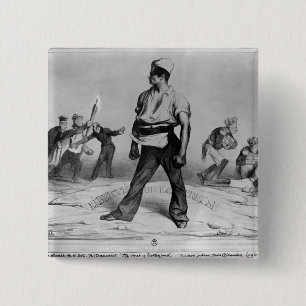 Freedom of the Press 2 Inch Square Button