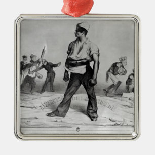 Freedom of the Press Metal Ornament