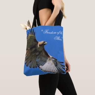 Freedom of the Skies Red-Tailed Hawk Tote Bag