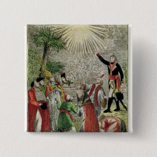 Freedom of Worship 2 Inch Square Button
