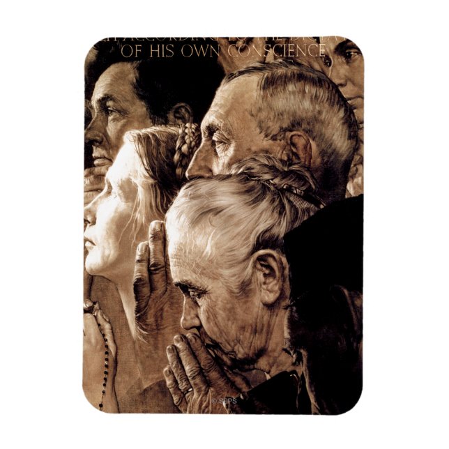 Freedom of Worship Magnet (Vertical)