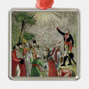 Freedom of Worship Metal Ornament