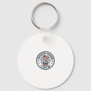 Freedom Parade Crew Patriotic Patriotic Parade Vin Keychain