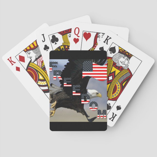 freedom playing cards (Back)