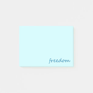 freedom post-it notes