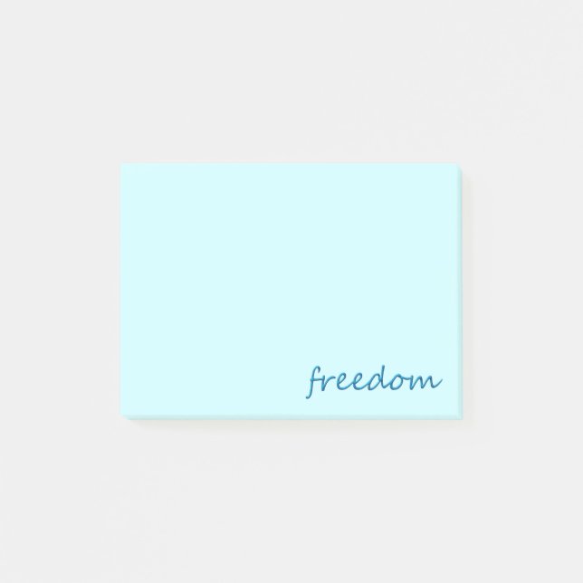 freedom post-it notes (Front)