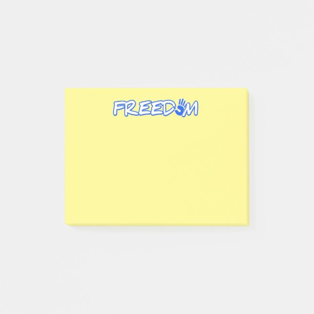 freedom post-it notes (Front)
