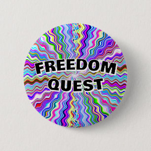 Freedom Quest 2 Inch Round Button