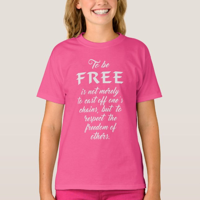 Freedom Quote shirts & jackets (Front)