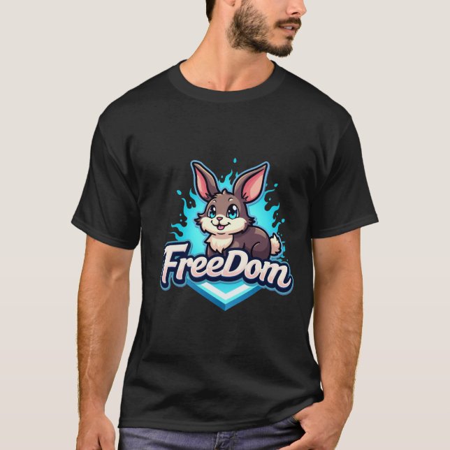 Freedom Rabbit T-Shirt (Front)