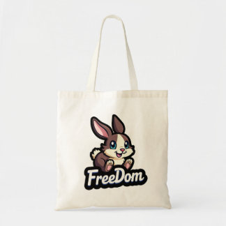Freedom Rabbit Tote Bag