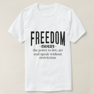 Freedom Retro Inspirational Quotes: Timeless Wisdo T-Shirt