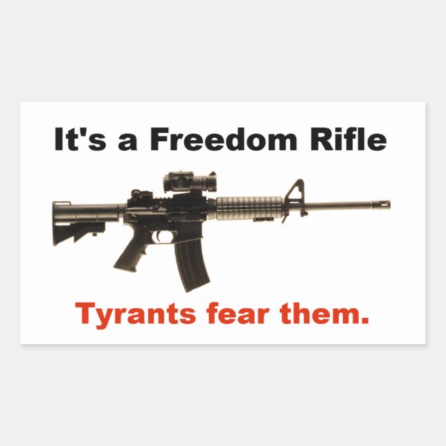 Freedom Rifle Sticker (Front)