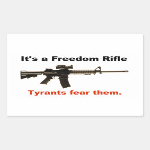 Freedom Rifle Sticker