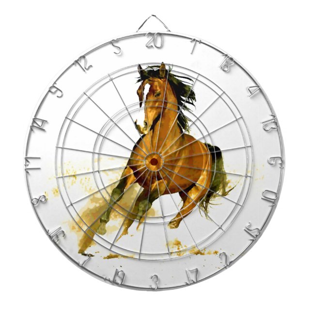 Freedom - Running Horse Dartboard (Front)