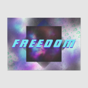 Freedom Space - Nebula, Stars, Hearts Tissue Paper