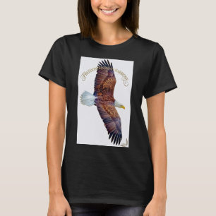 Freedom Spirit Harmony Eagle Organic Cotton Woman  T-Shirt