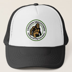 Freedom Squatchers "Big Foot Down" Truckers Cap