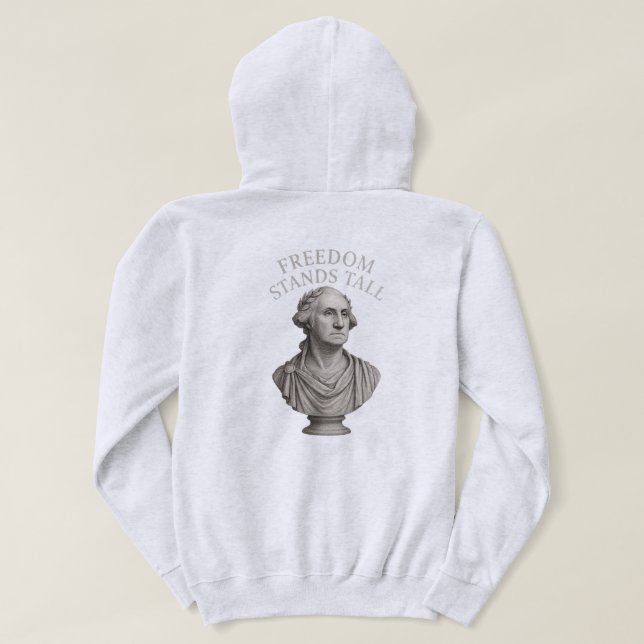 Freedom Stands Tall – Eternal Dignity Hoodie (Design Back)