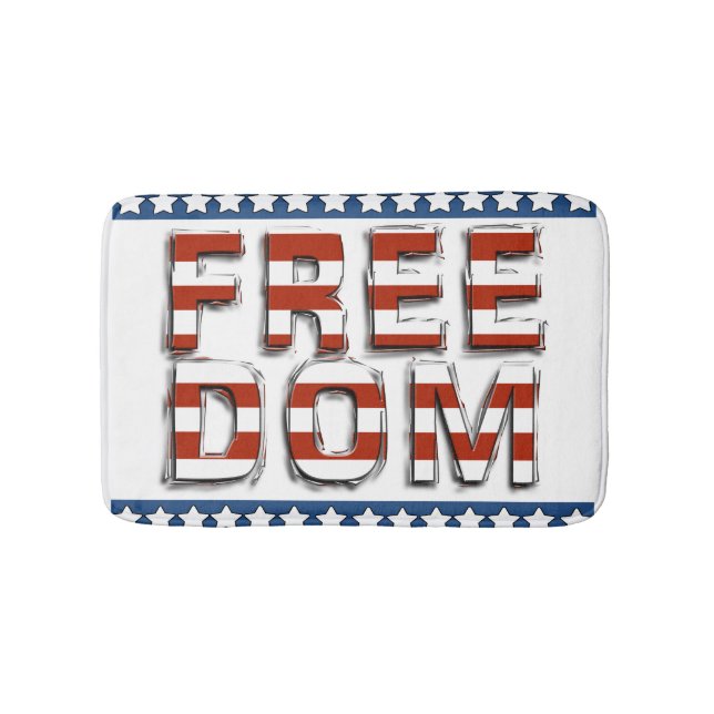 Freedom - Stars and Stripes Bath Mat (Front)