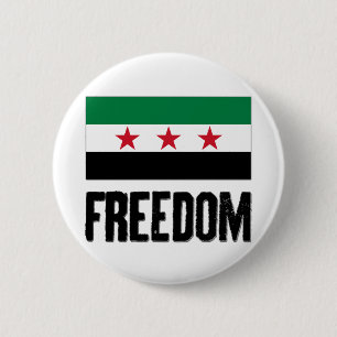 Freedom - Syria 2 Inch Round Button