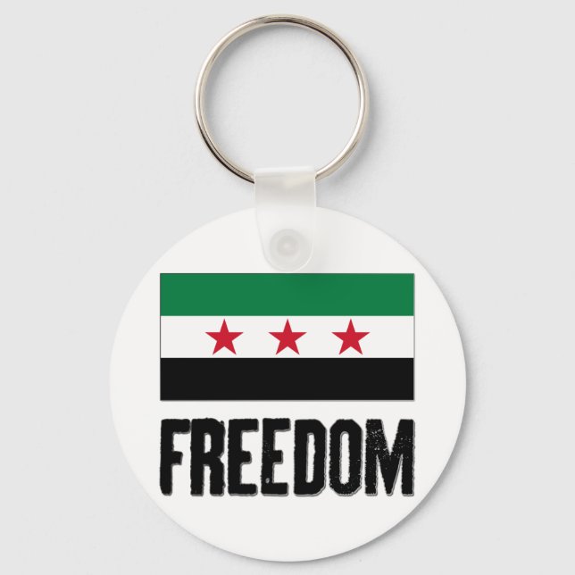Freedom - Syria Keychain (Front)