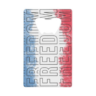 Freedom T-Shirt Credit Card Bottle Opener
