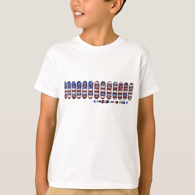 Freedom to Ride Boys T-Shirt (Front)