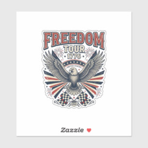 Freedom Tour 1776 Vintage Eagle Patriotic Shirt_1
