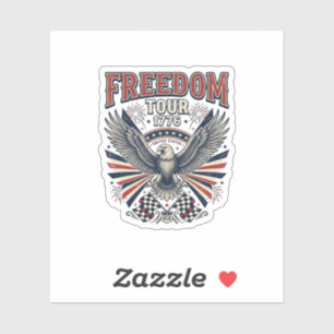 Freedom Tour 1776 Vintage Eagle Patriotic Shirt_1