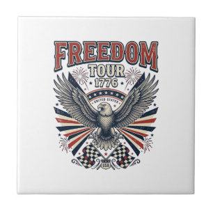 Freedom Tour 1776 Vintage Eagle Patriotic Shirt_1 Tile