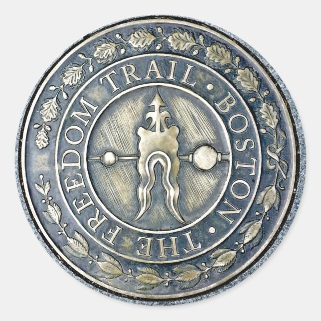 Freedom Trail  Round Sticker (Front)