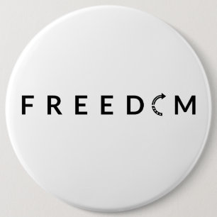 Freedom Turning Point 6 Inch Round Button