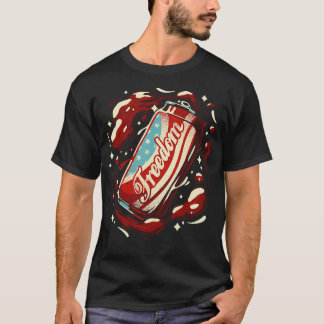 Freedom USA Soda Can by Tobe Fonseca T-Shirt