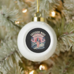 Freedom Wave 4th Of July Ceramic Ball Christmas Ornament<br><div class="desc">Freedom Wave 4th Of July</div>