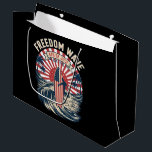 Freedom Wave 4th Of July Large Gift Bag<br><div class="desc">Freedom Wave 4th Of July</div>