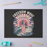 Freedom Wave 4th Of July Tissue Paper<br><div class="desc">Freedom Wave 4th Of July</div>