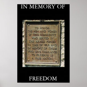 FREEDOM WON POSTER
