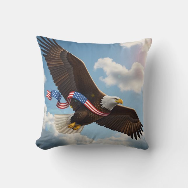 Freedom's Ascent -  Throw Pillow (Front)