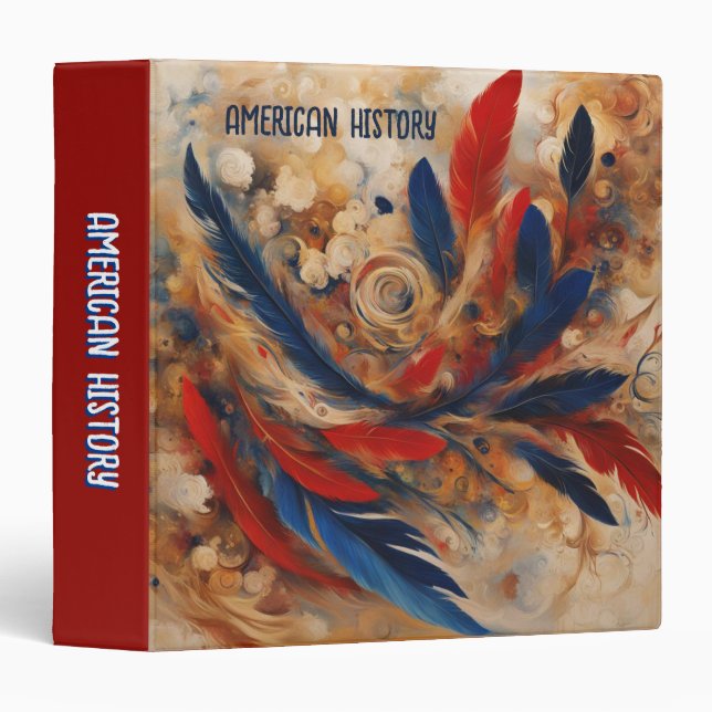 Freedom's Plume: The Essence of American History Binder (Front/Spine)